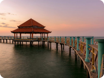 gambar pantai bandengan jepara